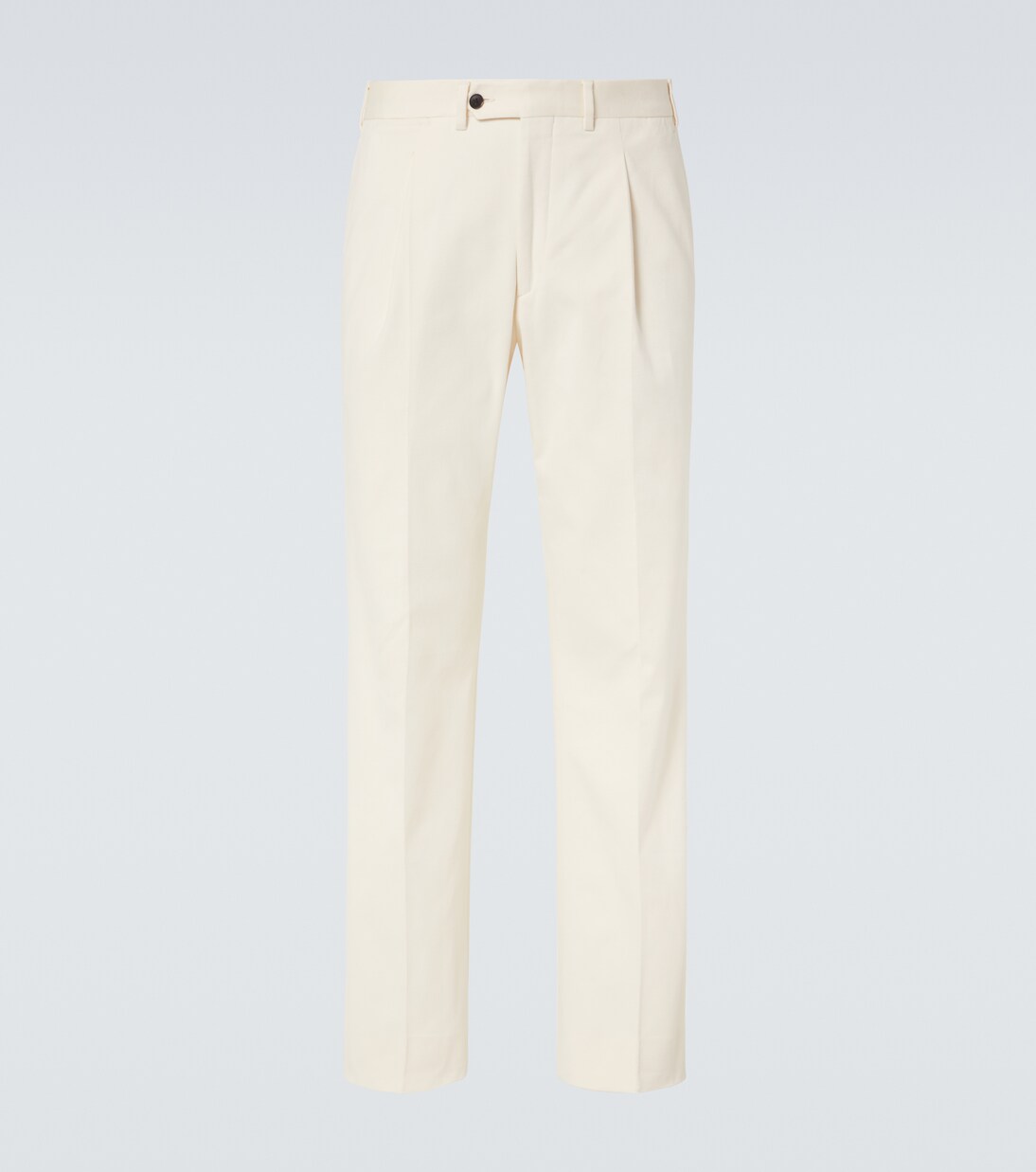 

Амо хлопковые прямые брюки Saman Amel, Off-White