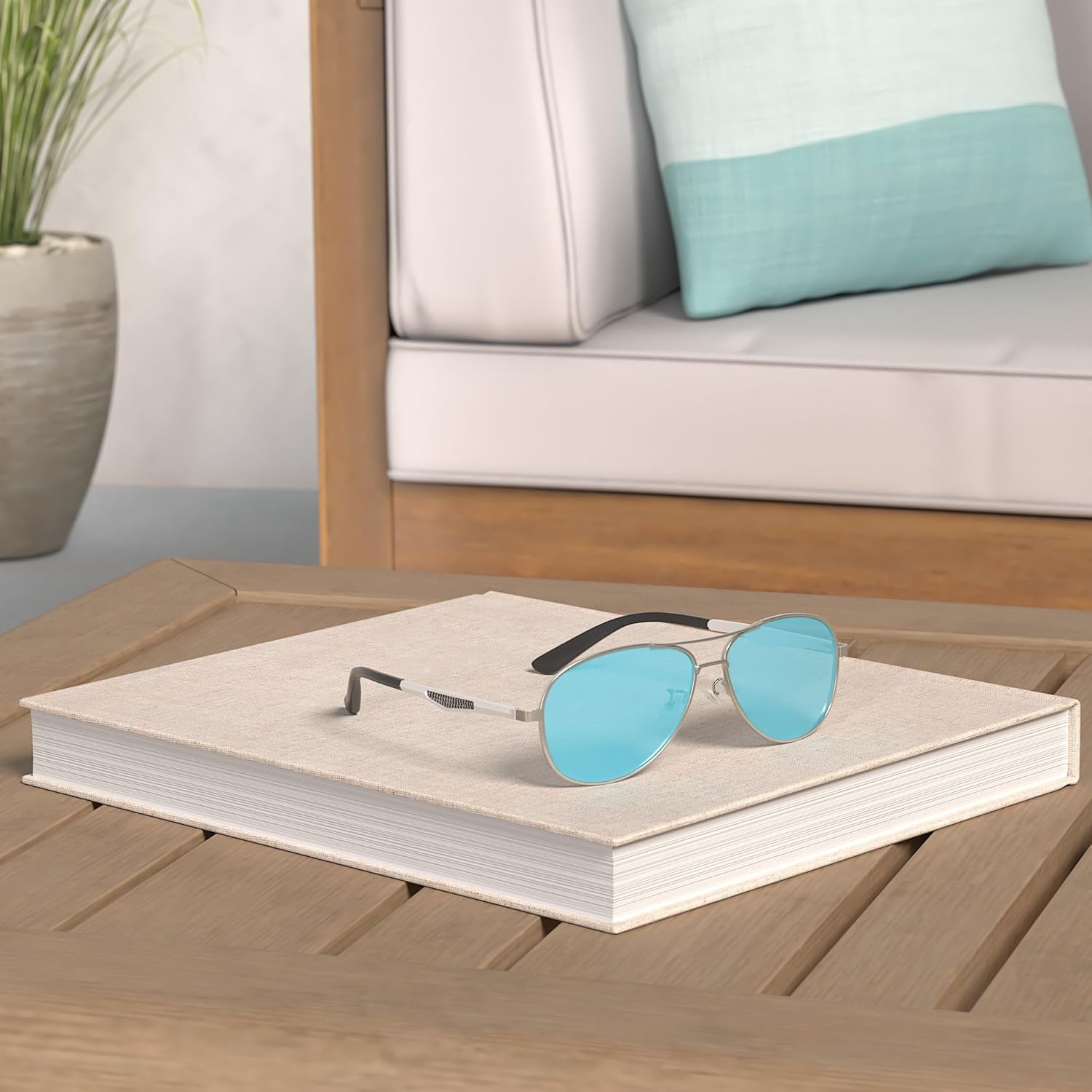 

Классические солнцезащитные очки GQUEEN в стиле милитари, пилотные, поляризованные, с пружинными шарнирами, алюминиево-магниевые, для мужчин и женщин, MOS1, A Silver Frame/Blue Mirrored Lens