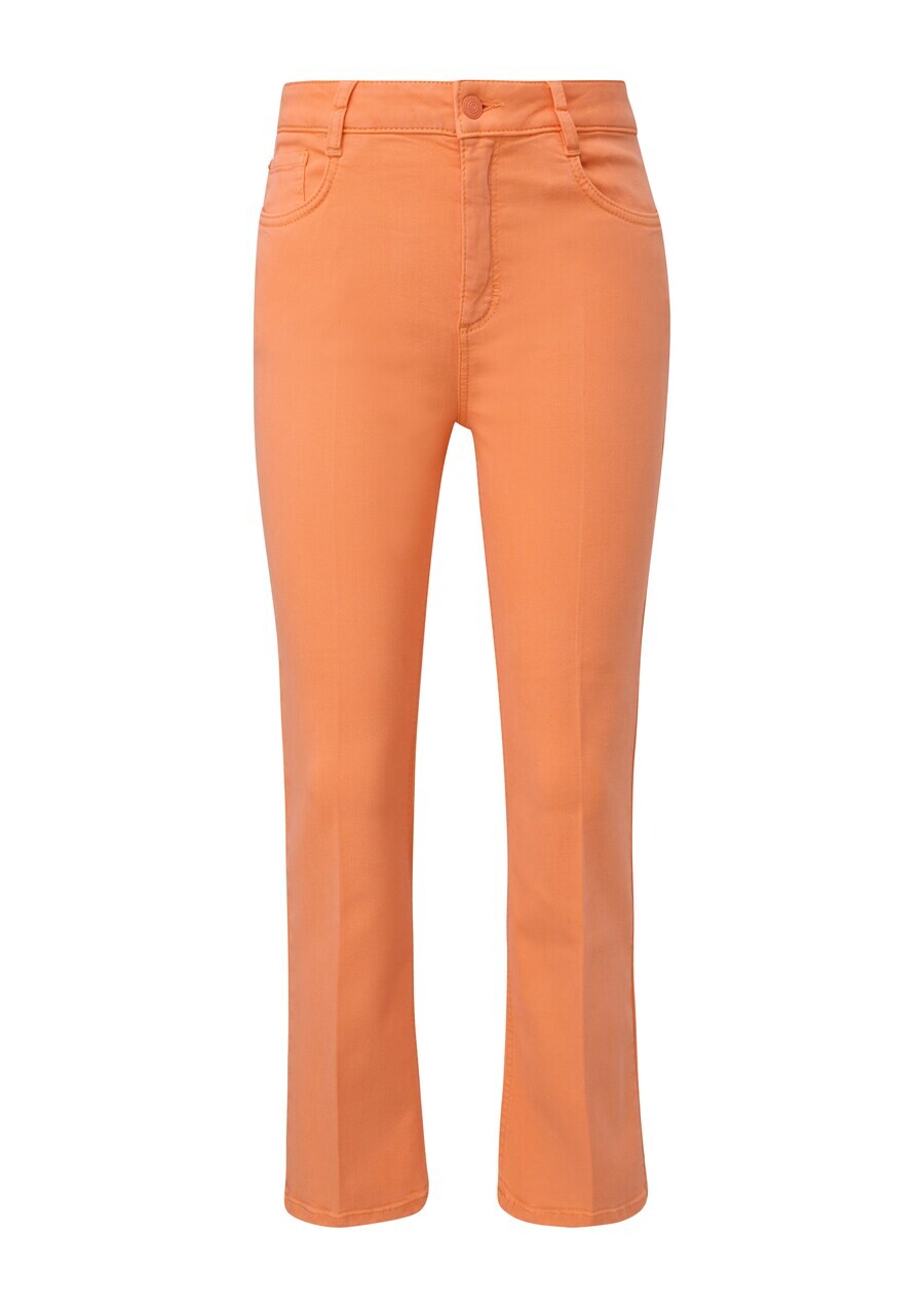 

Брюки comma casual identity Flared Pleated Pants, оранжевый