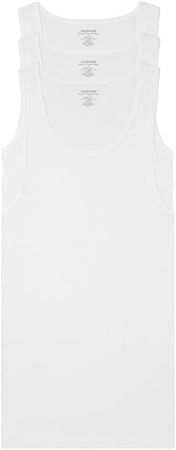 

Комплект из 3 мужских топов Calvin Klein Cotton Classics, 3 New White