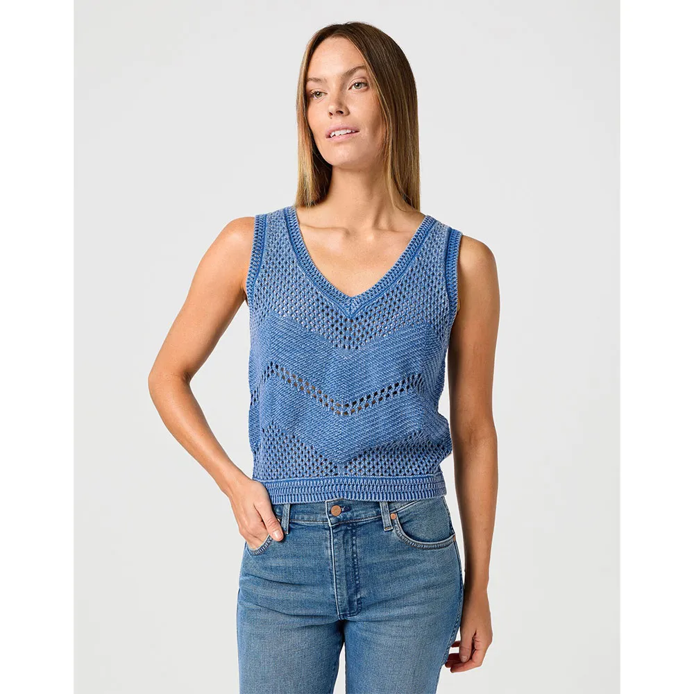 

Футболка без рукавов Wrangler Sweater Loose Fit, синий