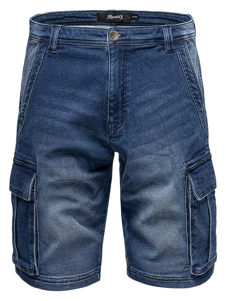 

Джинсовые шорты REPUBLIX, темно-синий