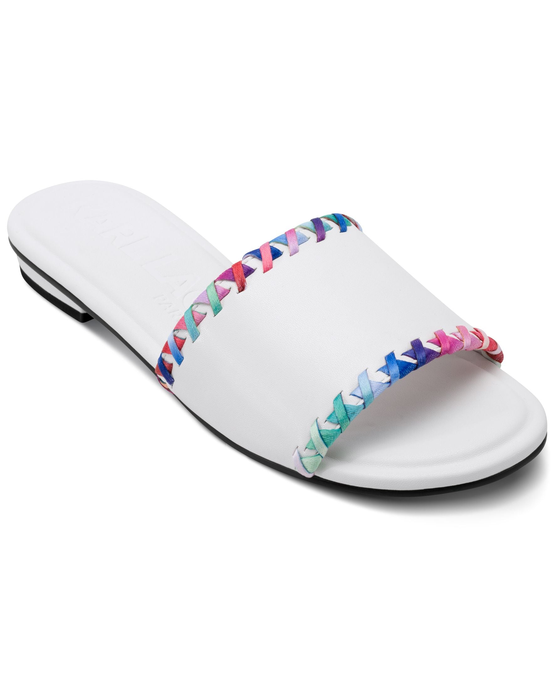 Женские шлепанцы Cenie Flat Slide Karl Lagerfeld Paris, ярко-белый