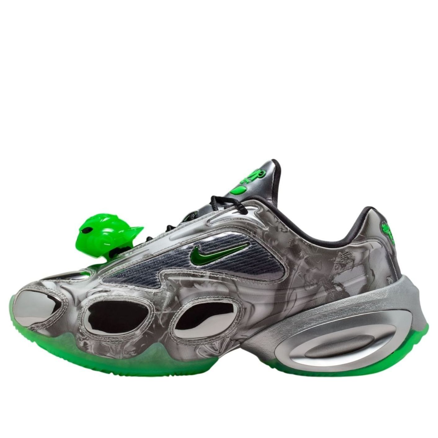 Кроссовки (WMNS) Nike x WINDOWSEN Air Max Muse 'Metallic Silver Rage Green'