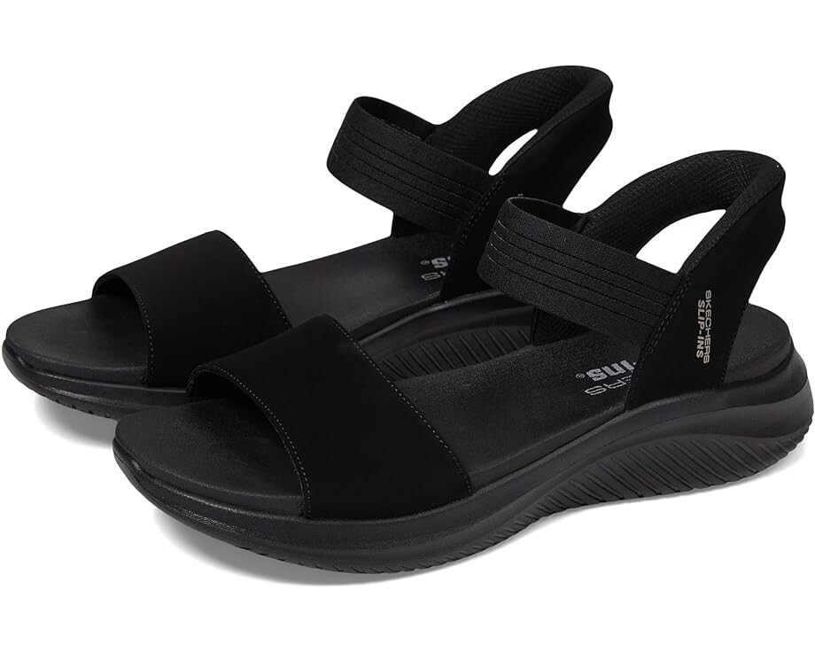 Сандалии SKECHERS Ultra Flex 3.0 - Summerville Hands Free Slip-Ins, черный