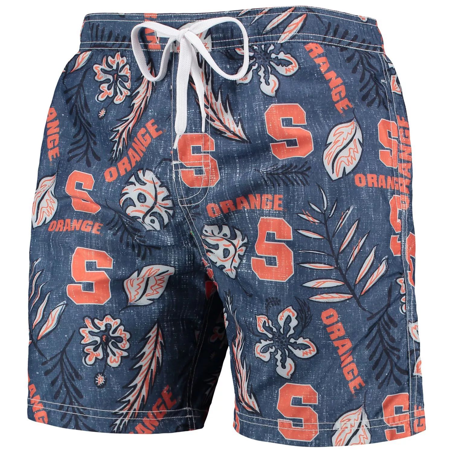 

Мужские плавки Wes & Willy Navy Syracuse Orange Vintage с цветочным принтом