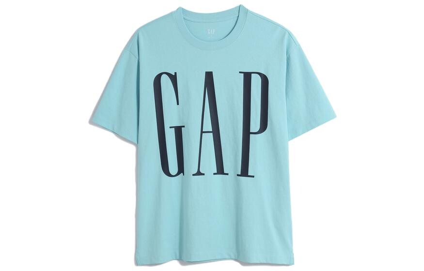 

Футболка унисекс светло-голубая Gap, светло-голубой