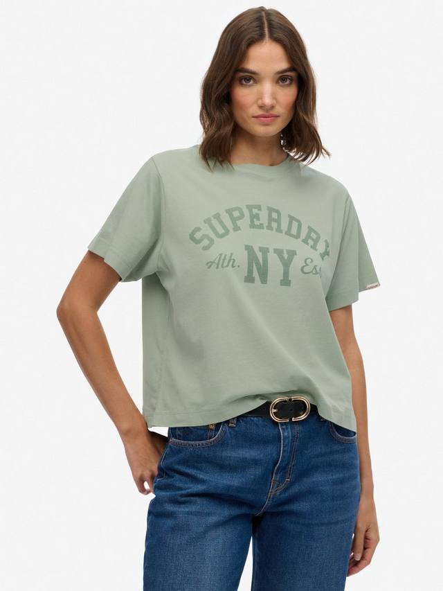 

Свободная футболка Athletic Essentials Superdry, Light Jade Green