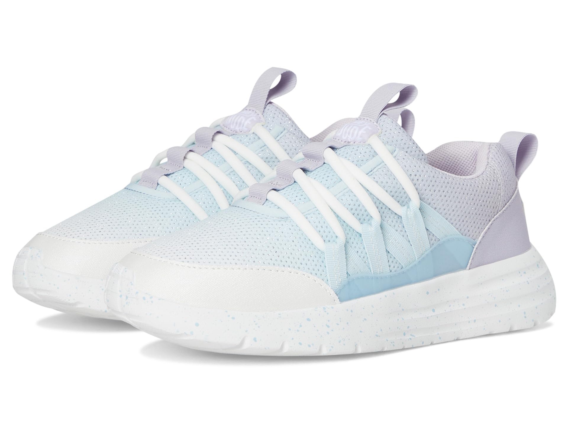 

Кроссовки Hey Dude Kids Sirocco Trek Shimmer, цвет Blue/Lilac/Multi