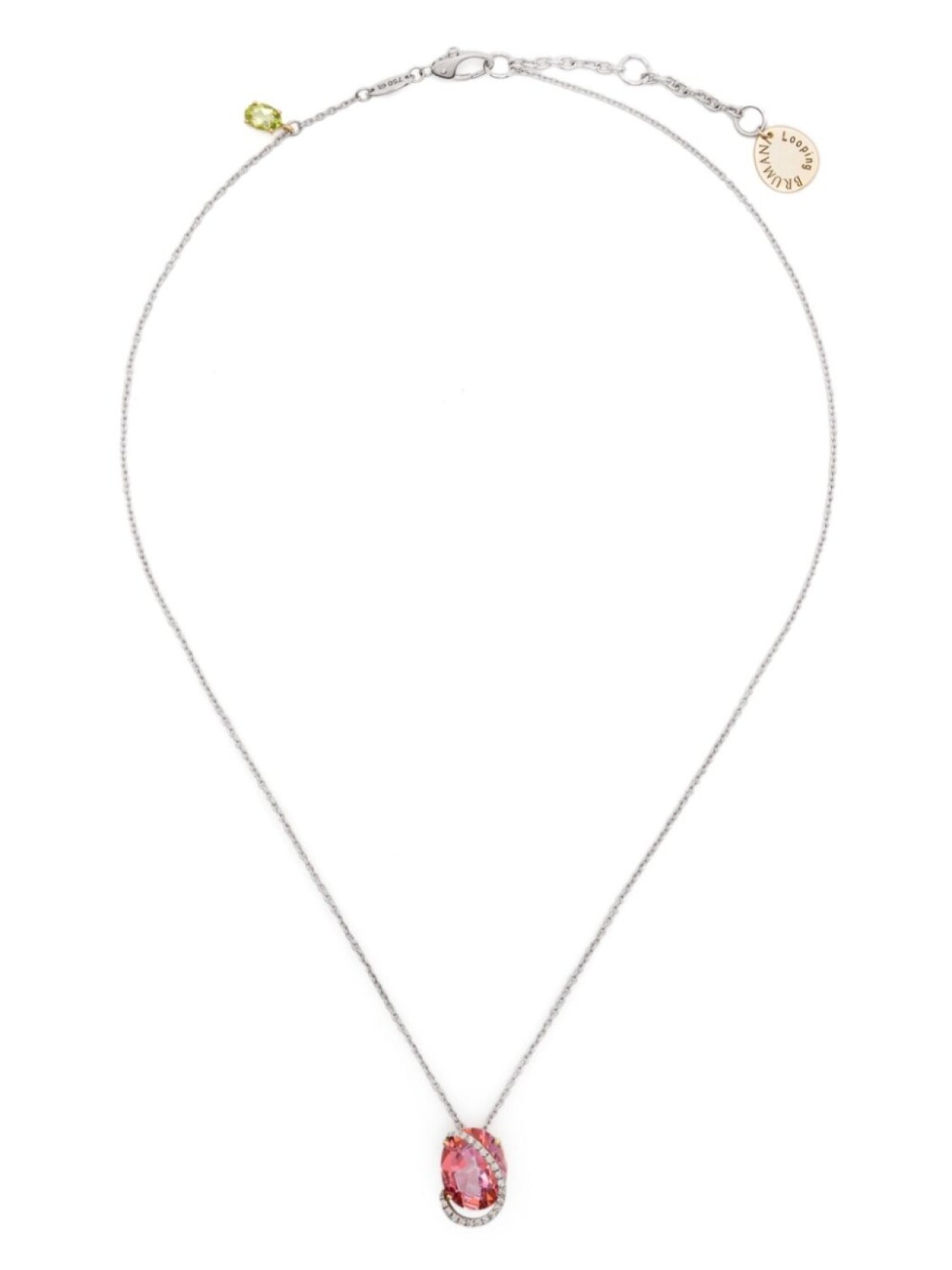 

Браслет из белого золота с камнями Brumani, серебряный