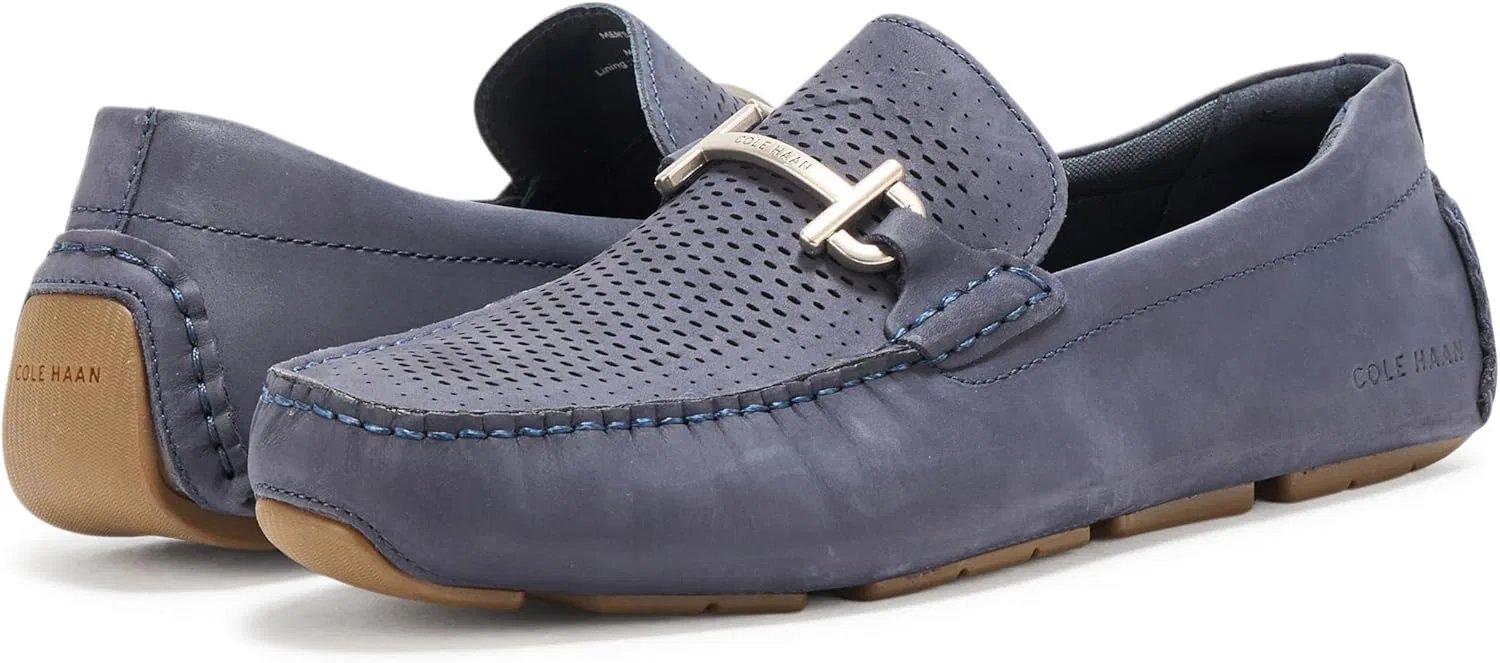 Мужские лоферы Cole Haan Grand Laser BitDriver, Mdnght Mn Nbk Gum — фото 3