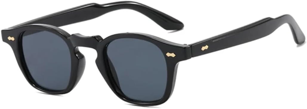 

Солнцезащитные очки с защитой UV400 | Линзы с мелкими заклепками, конфетного цвета | Для женщин и мужчин, для занятий спортом на открытом воздухе и вождения DSVIGF, Black Gray