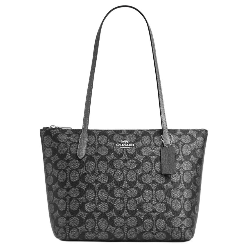

COACH Сумка-шоппер из искусственной кожи Фиона унисекс металлик