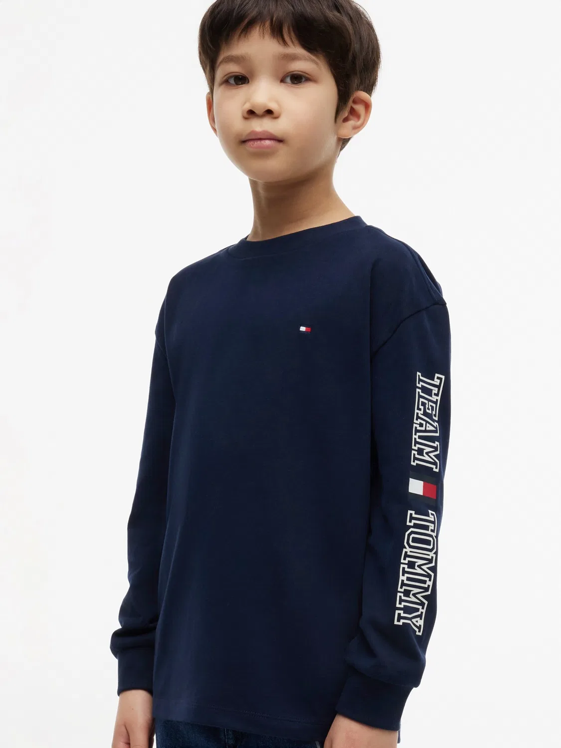 Футболка 'TEAM' Tommy Hilfiger, Marine Blue — фото 3