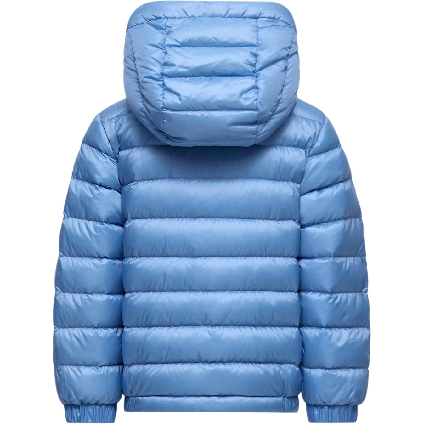 SS26 Dilar худи-пуховик детский Moncler, светло-синий — фото 3