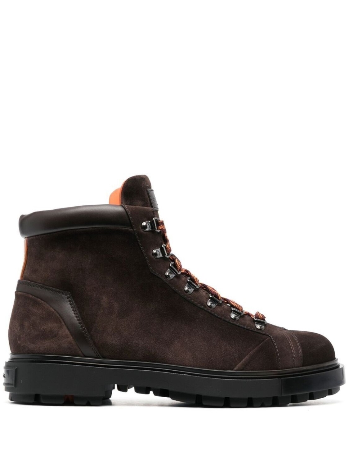 

Santoni ботинки на шнуровке, коричневый