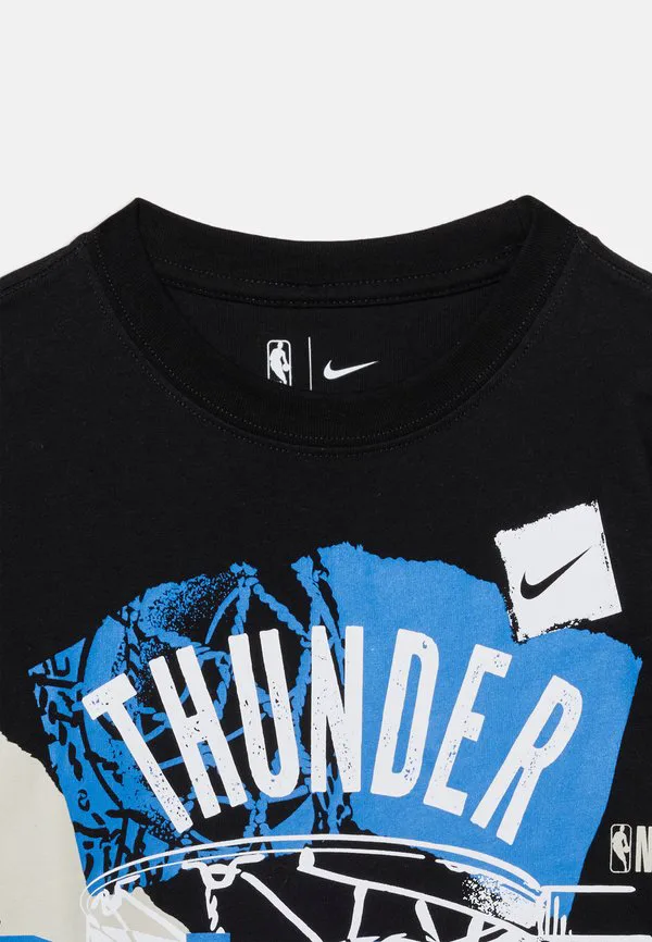 Футболка nba oklahoma city унисекс с принтом Nike Performance, Black — фото 4