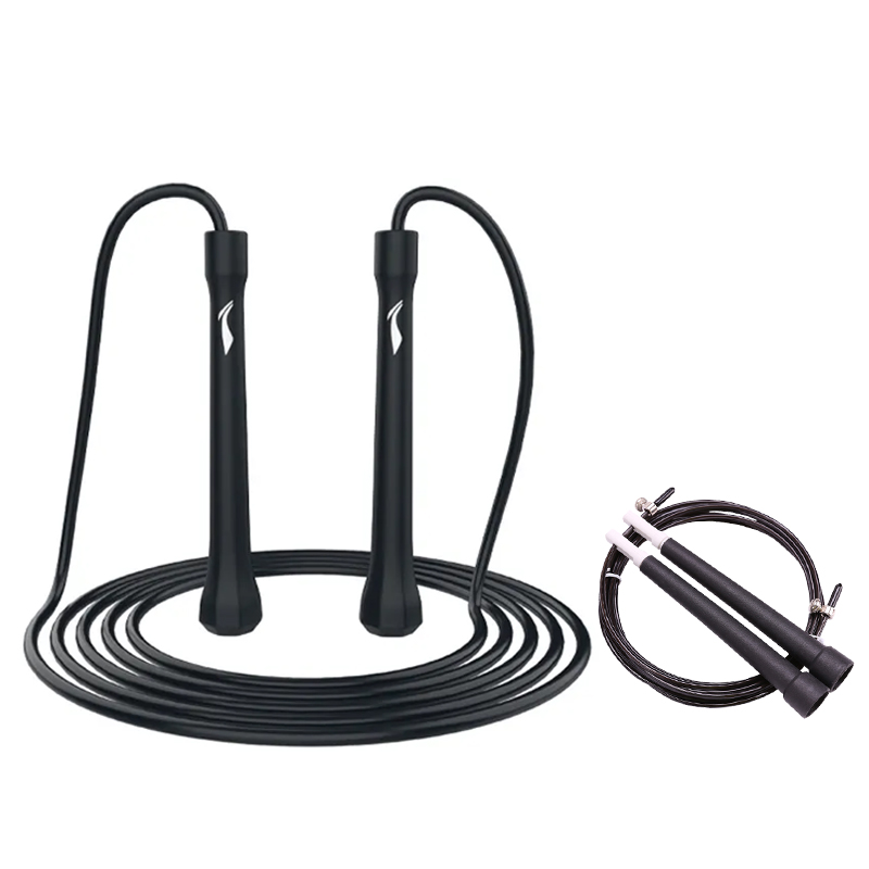 

LINING Фитнес-тренировка неучтенная скакалка Kids PVC/Steel Cables ABS контроллер 2,8 м Black
