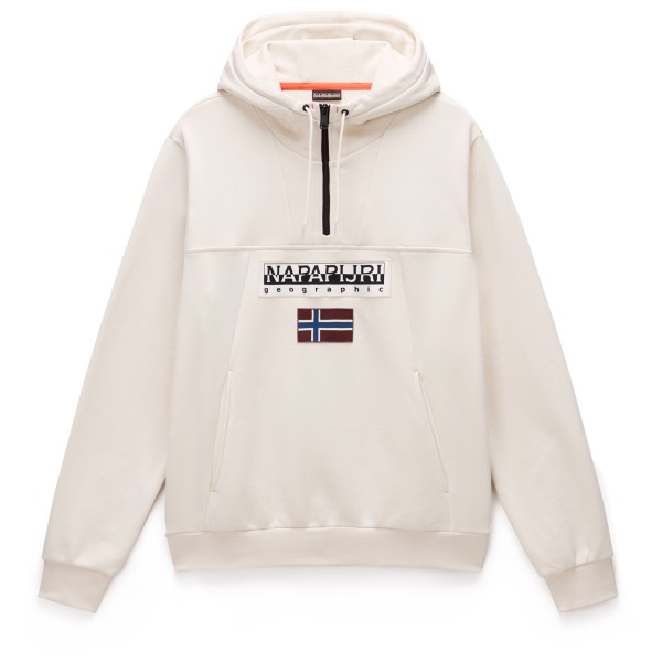 

Толстовка Burgee с капюшоном на молнии 2.0 - hoodie Napapijri, бежевый