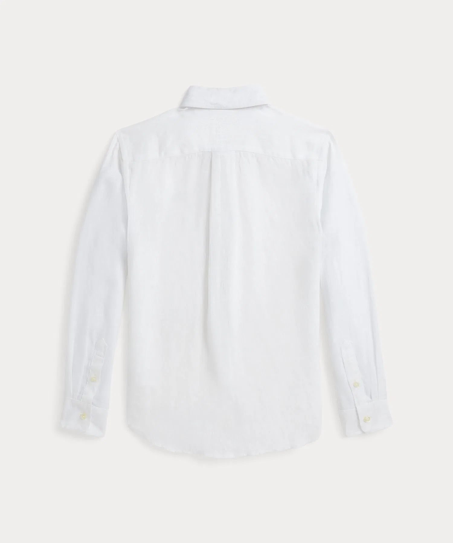 Детская льняная рубашка POLO RALPH LAUREN CHILDRENSWEAR белая — фото 3