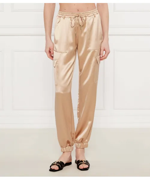 

Новые атласные брюки-джоггеры Marzia Regular fit Guess Jeans, бежевый