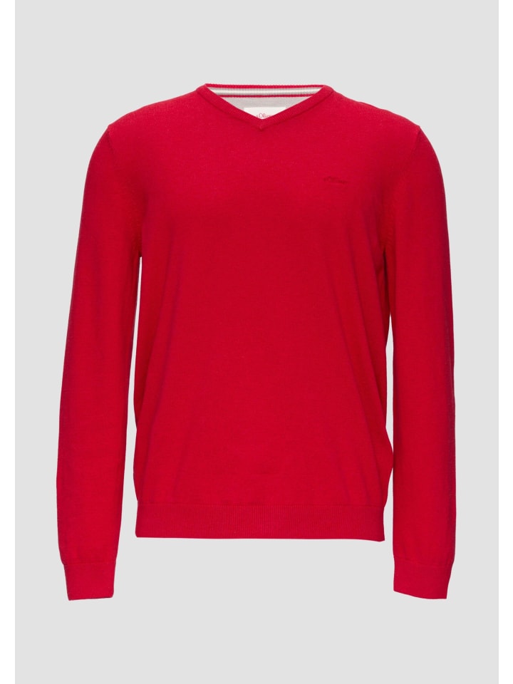 

s.Oliver Вязаный свитер цвета 33W0_малиновый