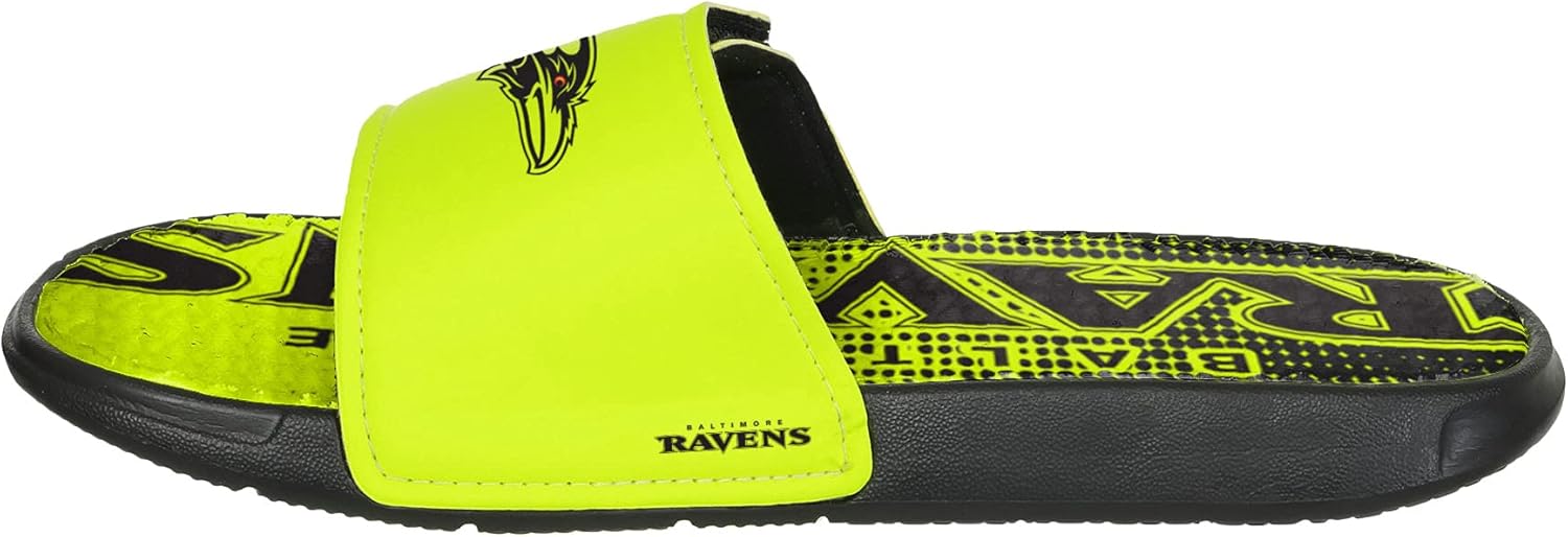Мужские спортивные шлепанцы Legacy FOCO Commanders NFL, Baltimore Ravens 7-8 Highlights — фото 4