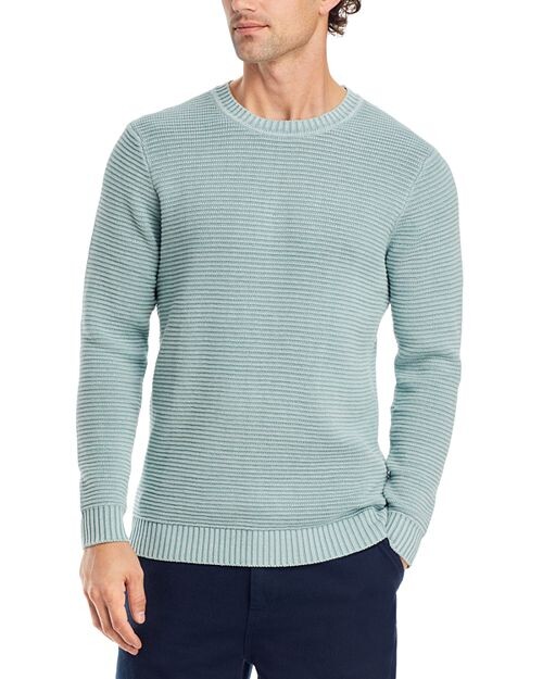 

Свитер с круглым вырезом, окрашенный в готовой одежде Marine Layer, цвет Blue