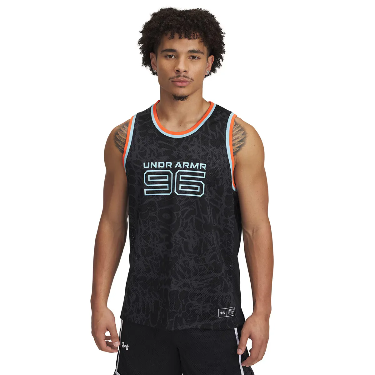

Мужская сетчатая майка с принтом Zone Pro Under Armour, чёрный