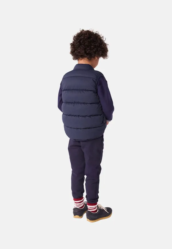 Двусторонняя майка без рукавов Petit Bateau, Smoking/Jaune — фото 2