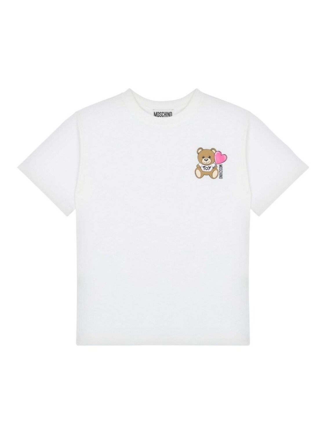 

Moschino Kids футболка с принтом Teddy Bear, белый
