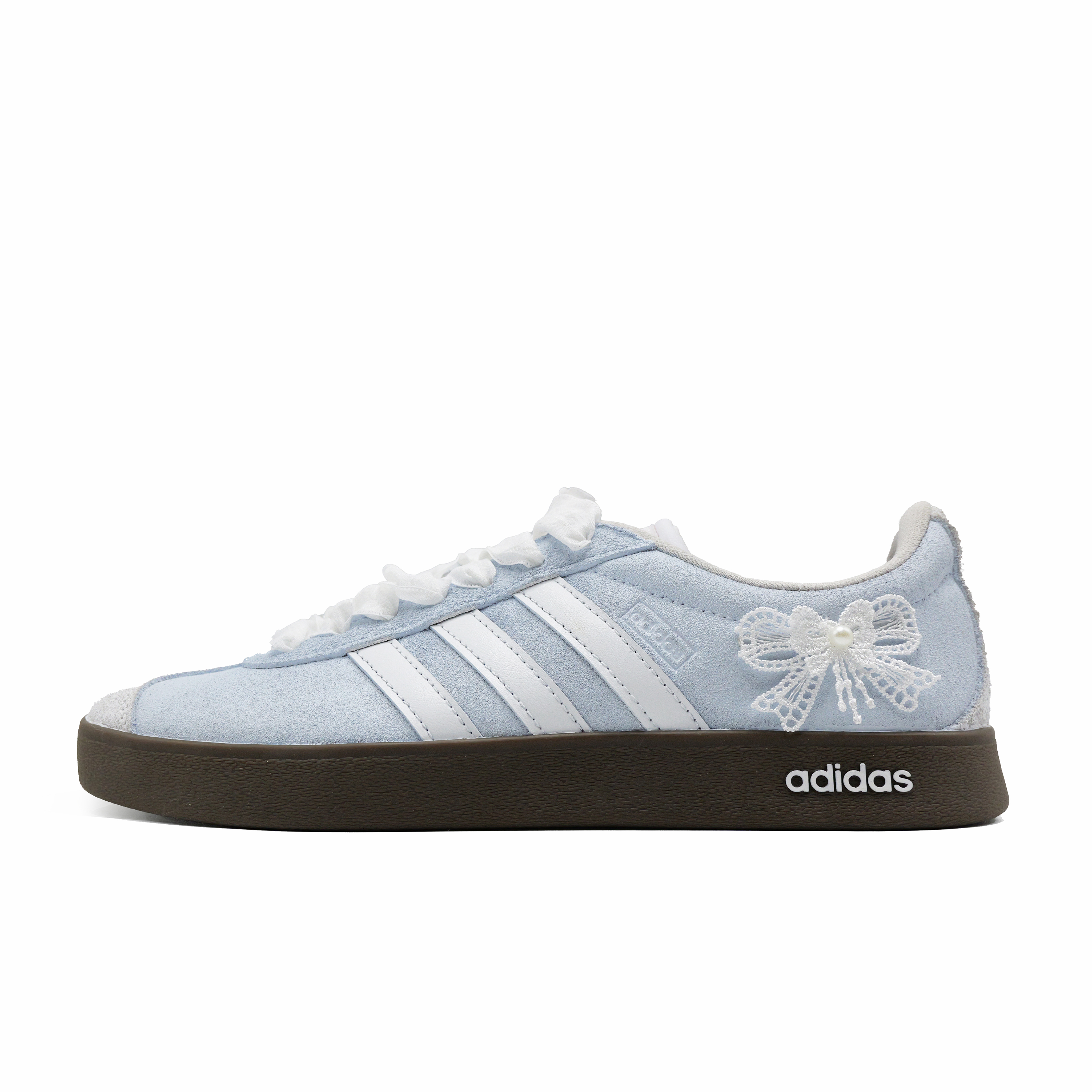 

Adidas Vl Court Classic устойчивые к истиранию низкие кроссовки German Army Trainers Unisex Blue White