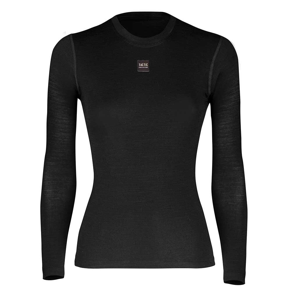 

Базовый слой с длинным рукавом Tactic Merino, черный