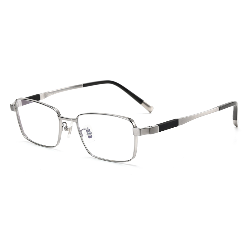 

Jeep Оправы для очков Plate Frame Titanium Memory Gold Square, мужские, серые