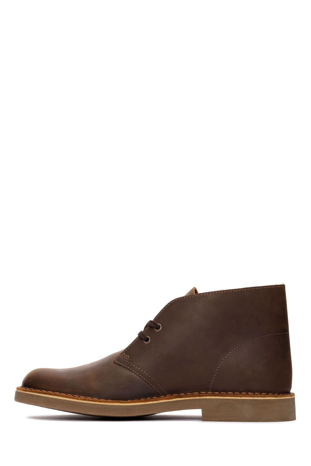 Кожаные ботильоны Desert Evo и ботинки из кожи с узором из пчелиного воска Clarks, коричневый — фото 2