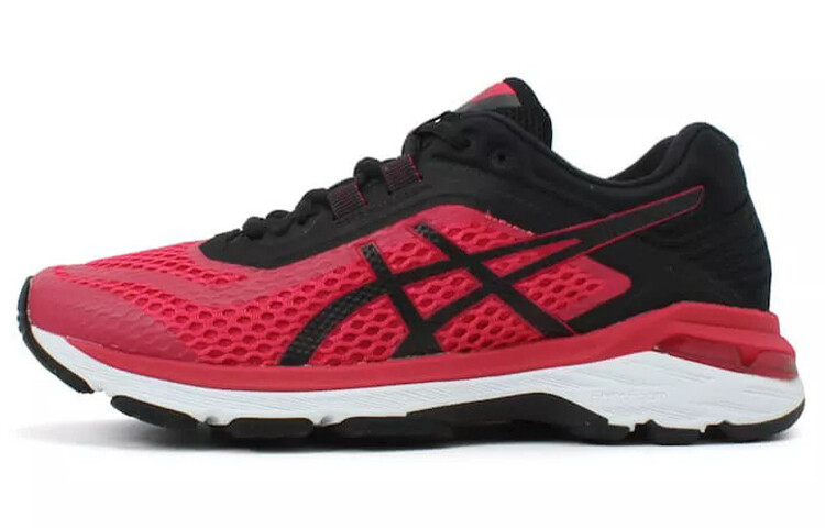 

Кроссовки женские Gt-2000 6 Low-top красные/черные Asics