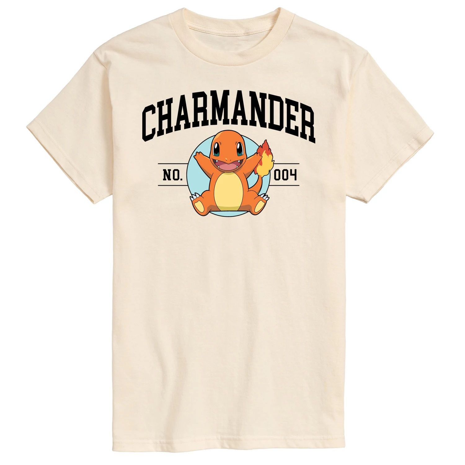 

Мужская футболка с рисунком Pokemon Charmander № 4 Licensed Character