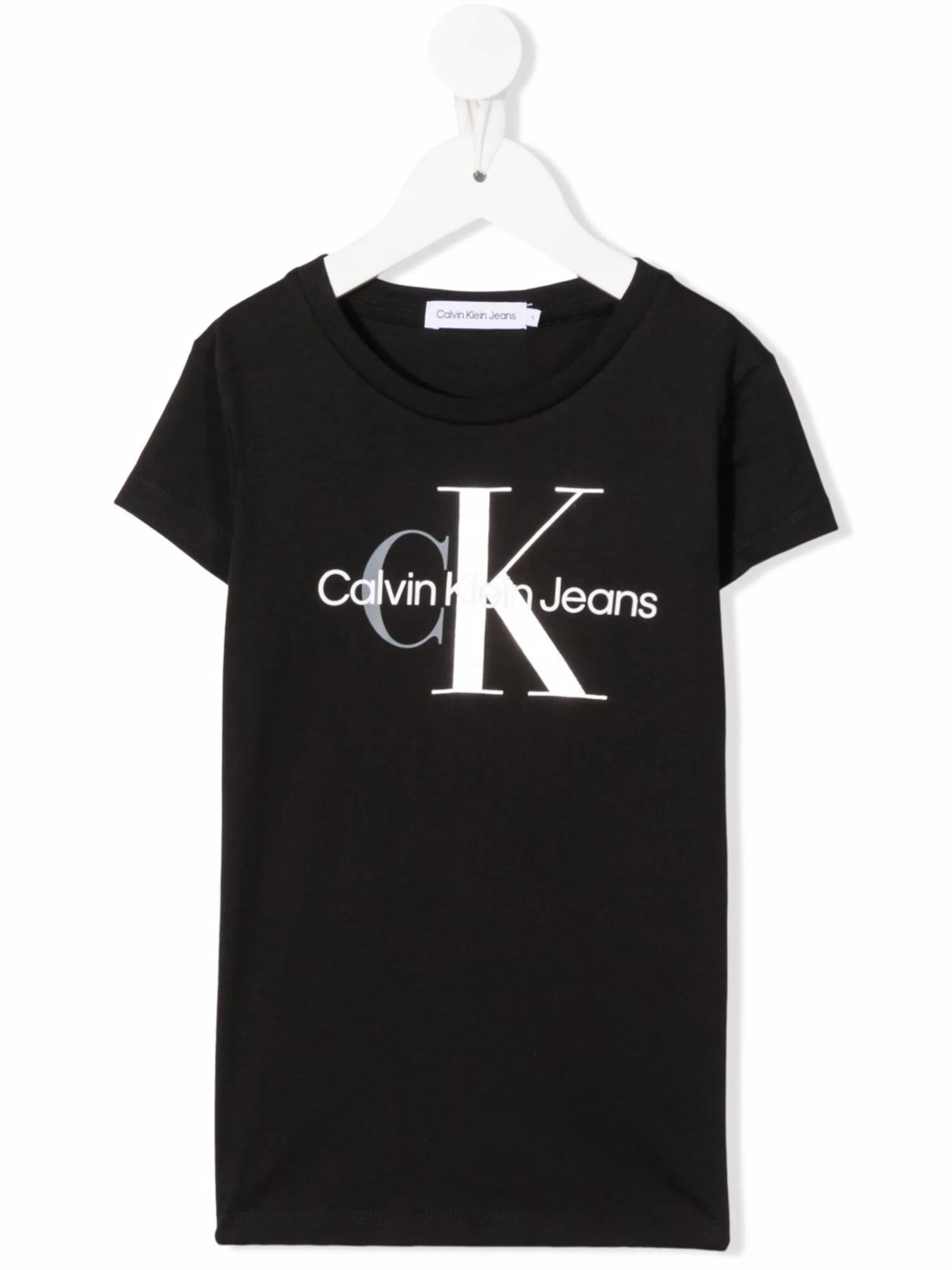 

Футболка из джерси с логотипом Calvin Klein Kids, черный