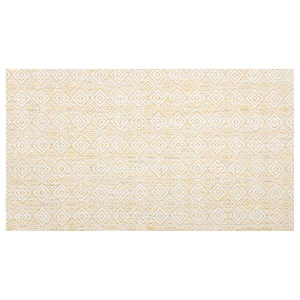 

Виниловый коврик для ванной KARAT Bitonto, 60x1x400 см, желтый