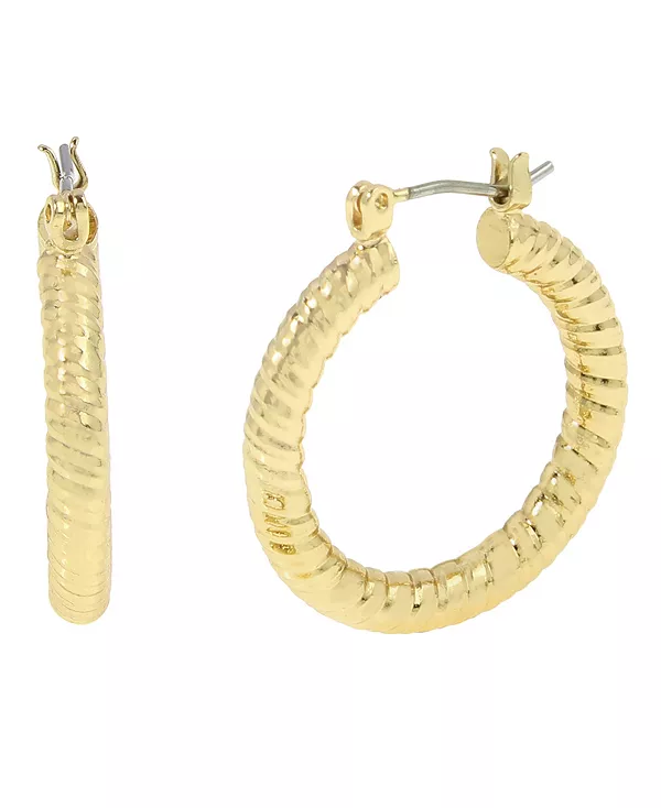 

Текстурированные серьги-кольца Robert Lee Morris Soho, gold