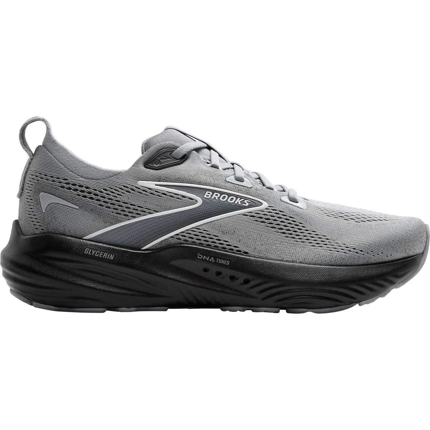 BROOKS Мужские беговые кроссовки Glycerin GTS 22 в цвете Primer Gray/ebony/bluewash — фото 2