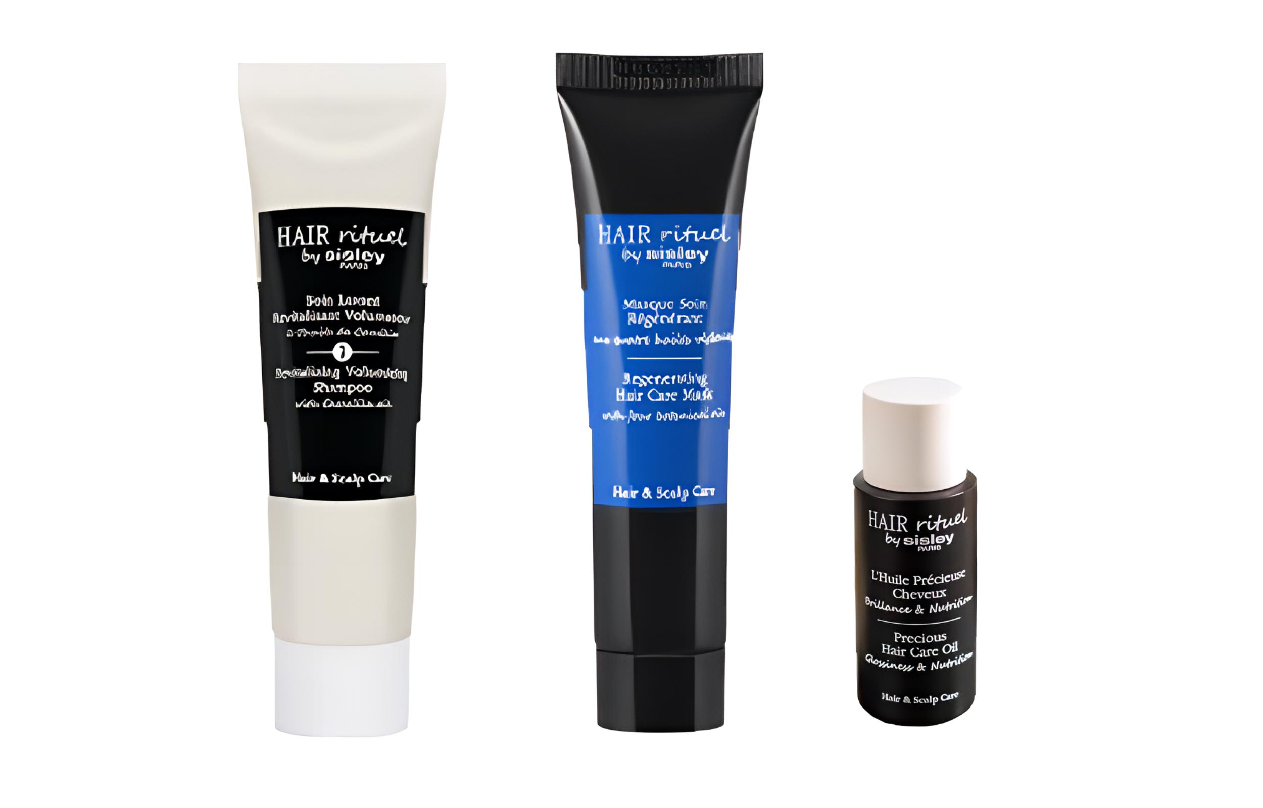 Набор шампуня и кондиционера unisex Sisley, Two-Piece Set: Plumping Shampoo 15ml+Essential Oils for Hair Care 10ml — фото 2