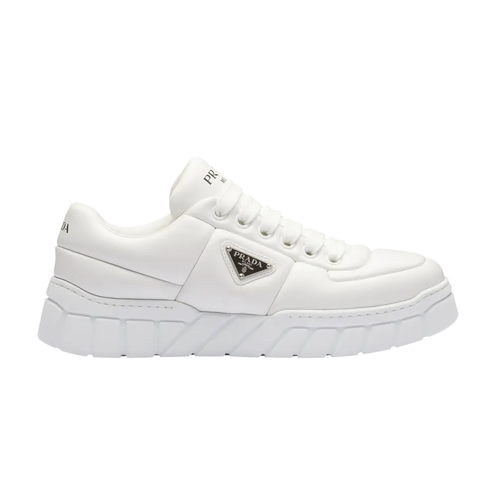 Обувь Prada Padded Nappa Leather, белый
