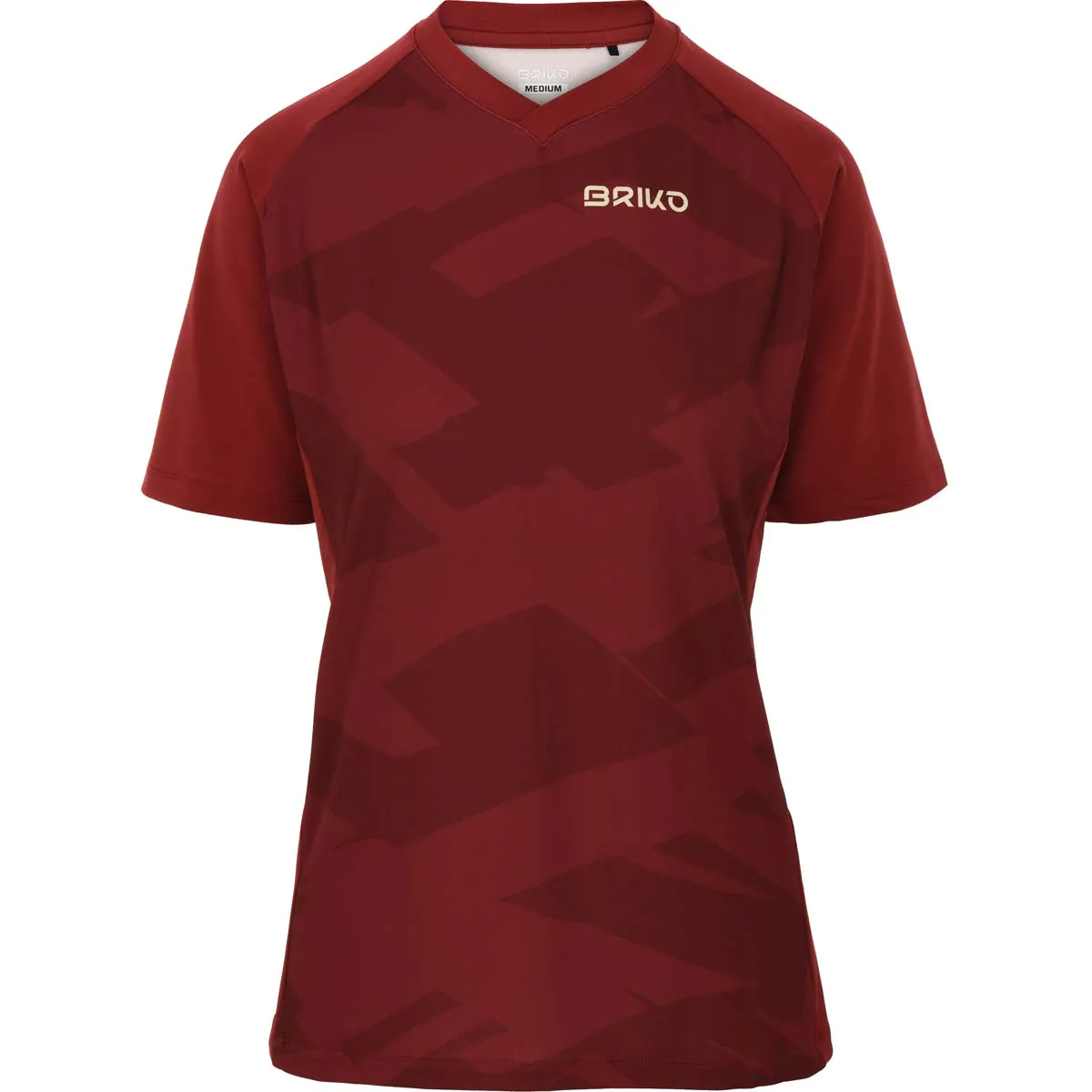 

Женская приключенческая футболка Camo Briko, гранатовый