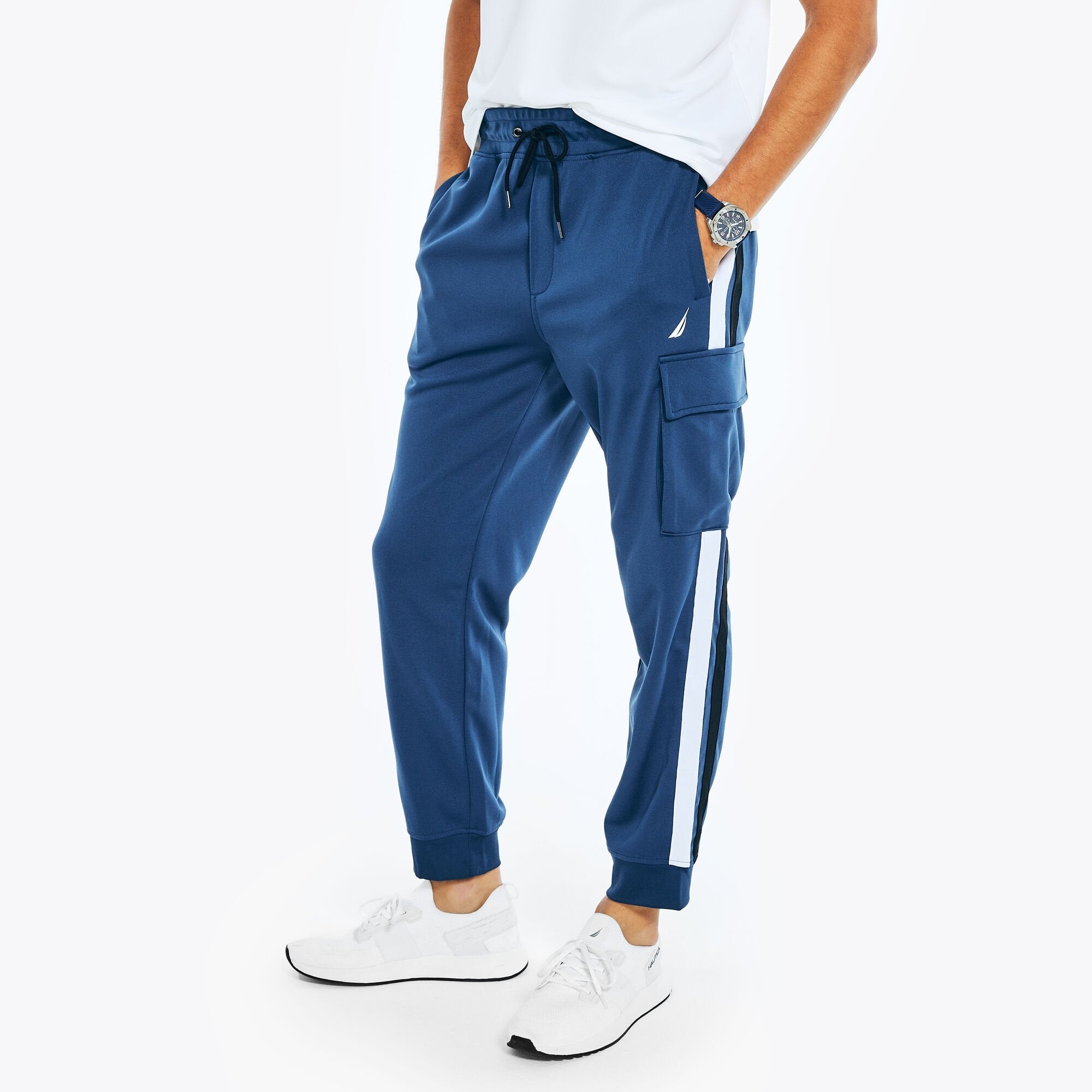 

Штаны спортивные мужские Nautica Navtech Sustainably Crafted, цвет lapis blue