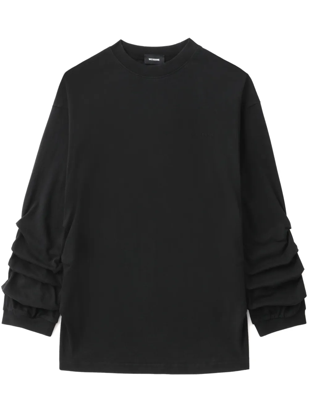 

Толстовка из джерси We11done, черный