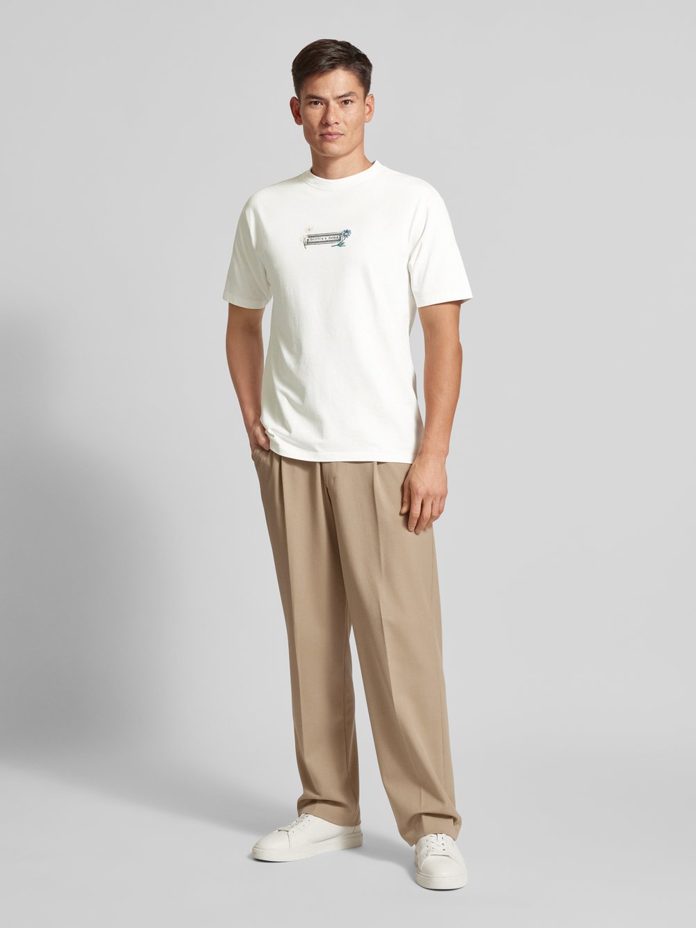 

Футболка с этикеткой Scotch & Soda, кремовый