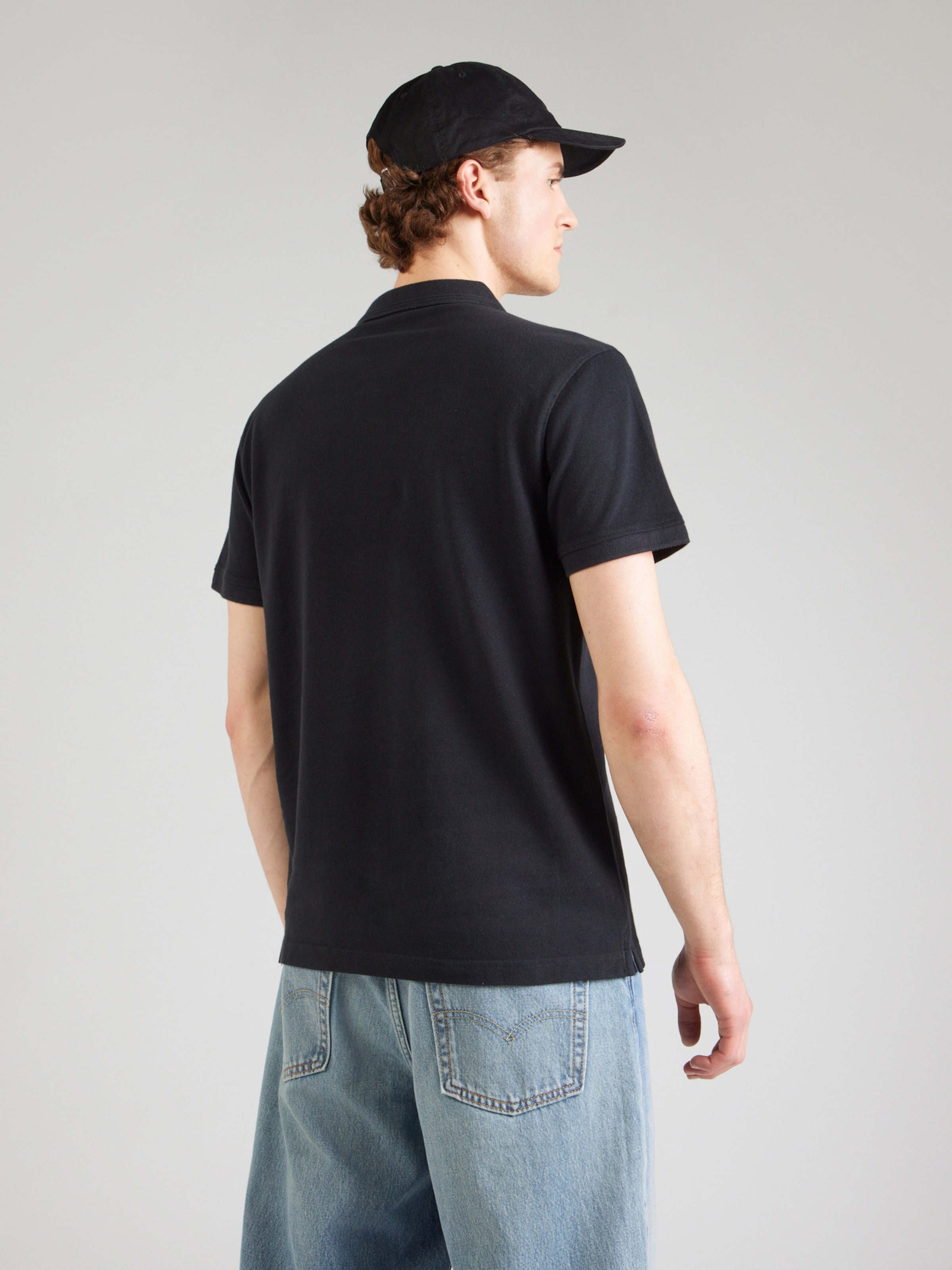 LEVI'S  Футболка 'Original Polo' в черном цвете — фото 4