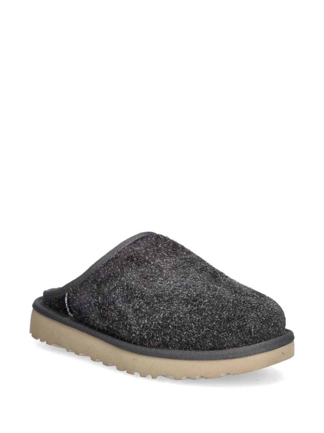 Классические мохнатые тапочки UGG, серый — фото 2