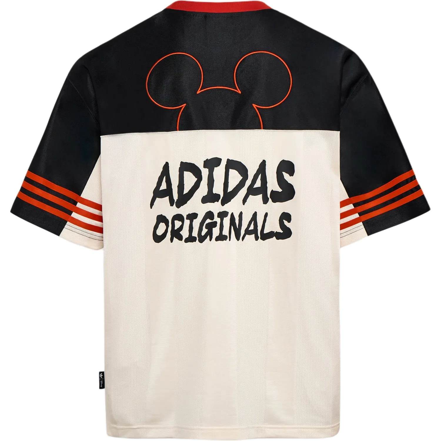 Футболка Adidas Originals x Disney с круглым вырезом черно-белая — фото 3